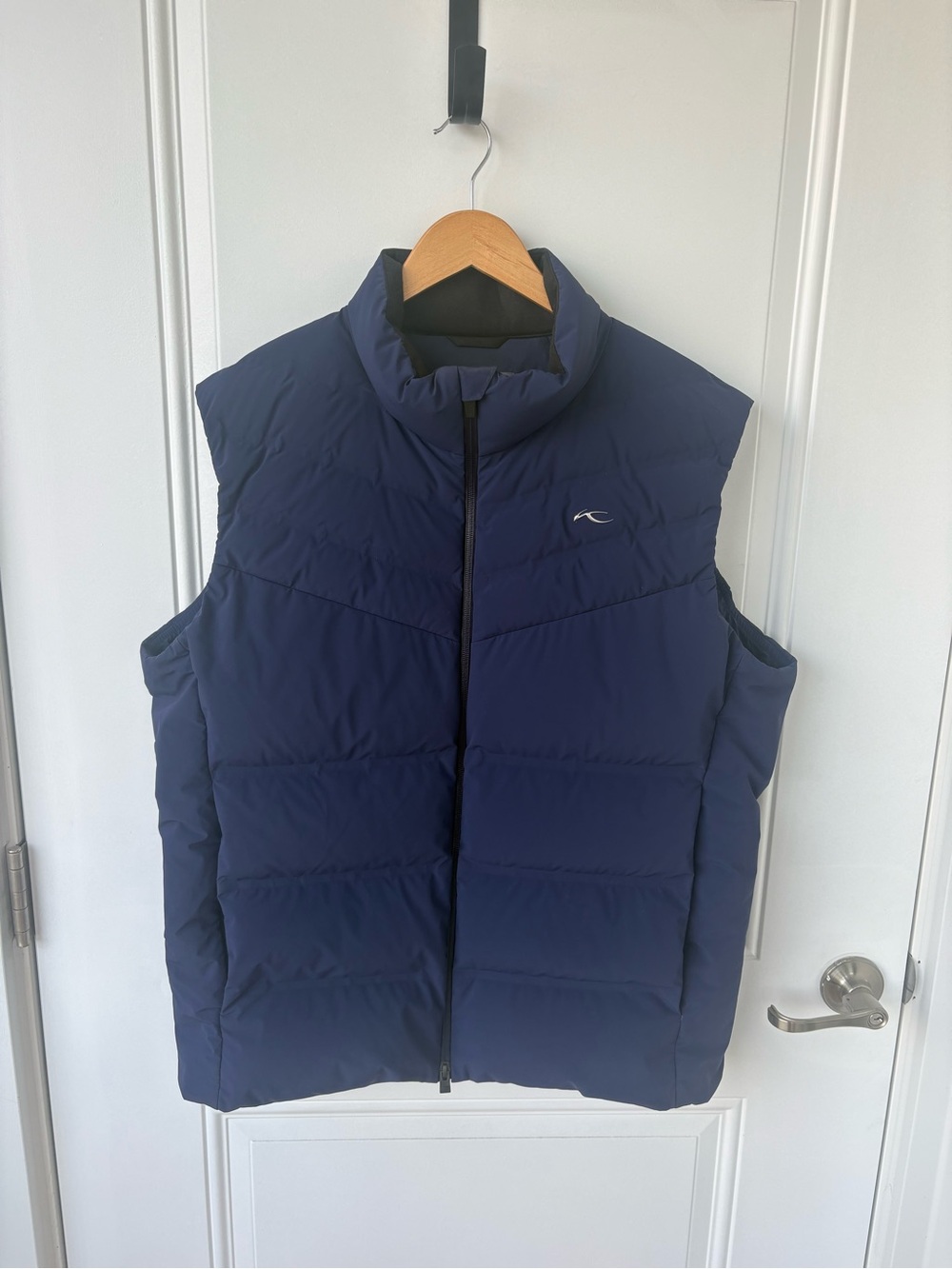 Navy KJUS Men's Corviglia Down Vest